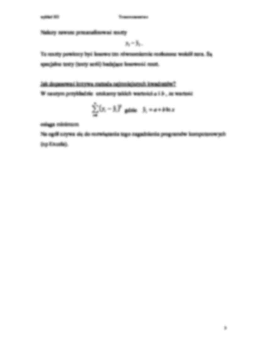 Regresja krzywoliniowa - wykład (sem. IV) (1) - strona 3