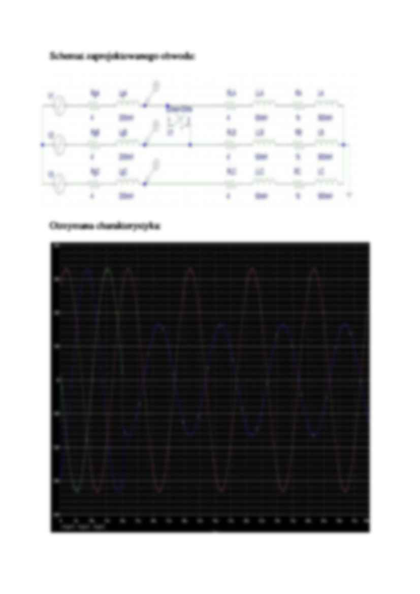 Zakłócenia w układach elektroenergetycznych - sprawozdanie nr 2 - strona 2