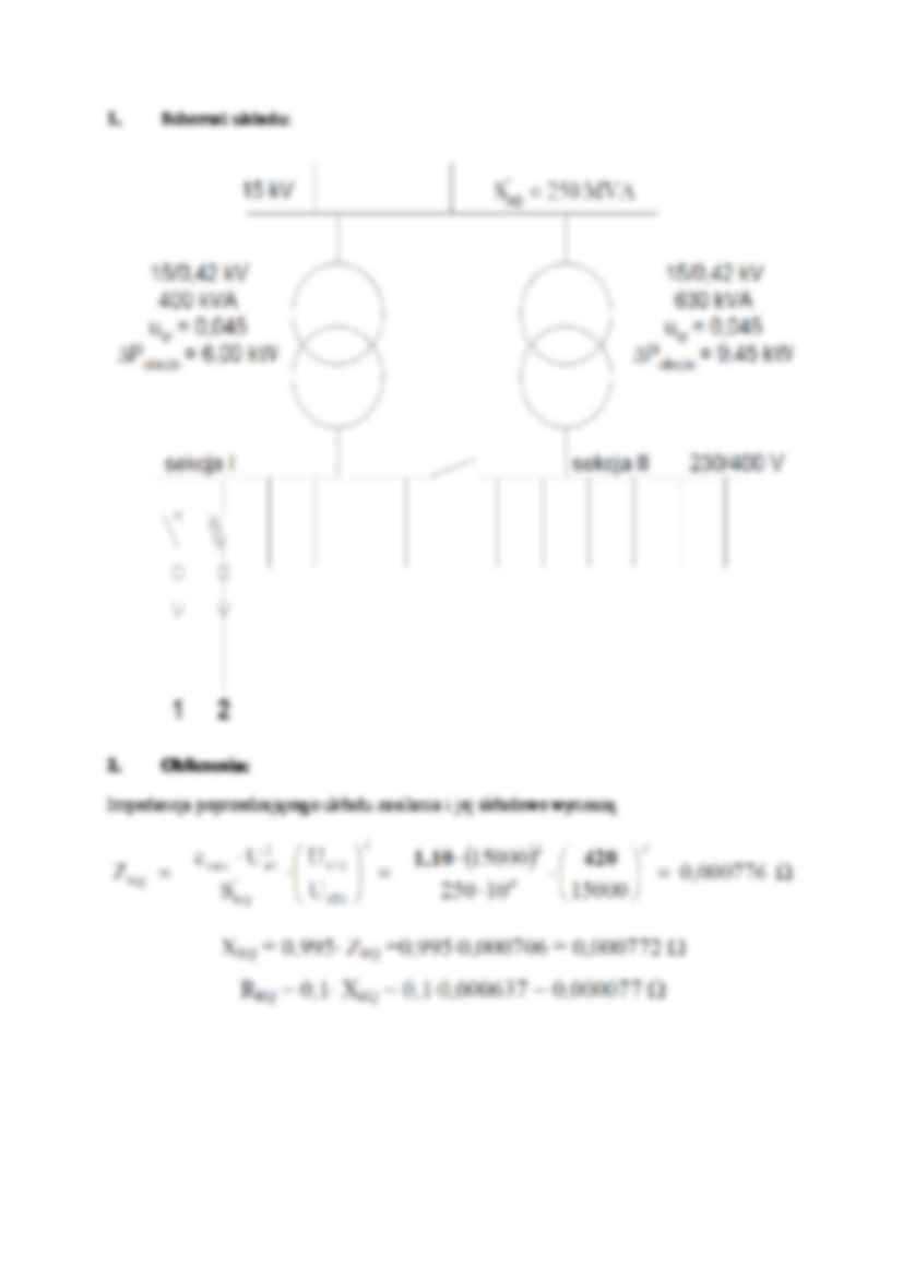 zakłócenia w układach elektroenergetycznych - sprawozdanie nr 7 - strona 2