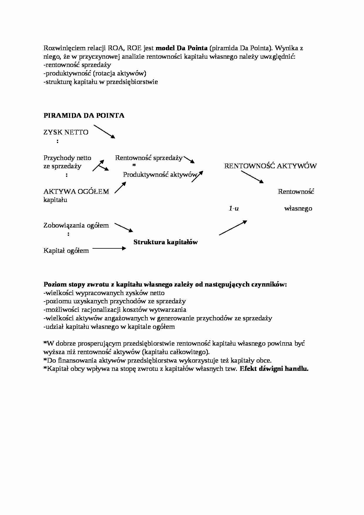 Model du Ponta - wykład - strona 1