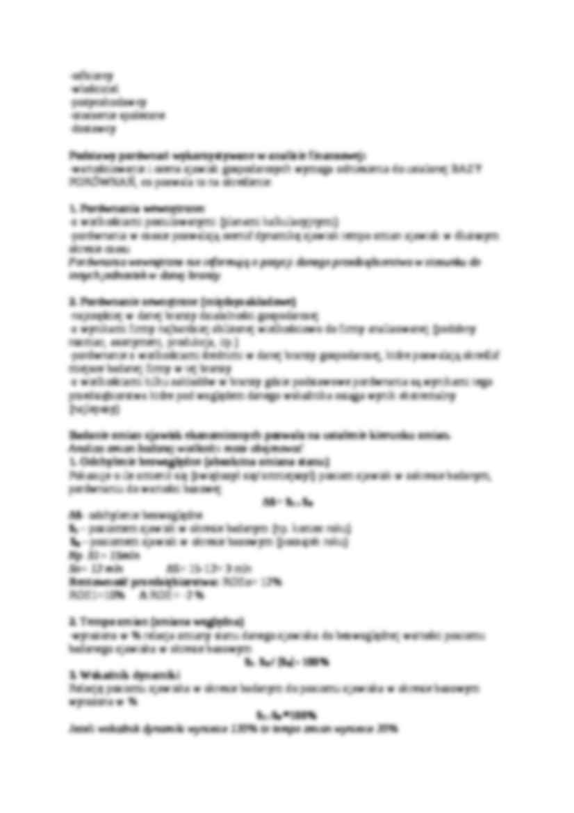 Wykład - zarządzanie finansami przedsiębiorstwa (sem IV) - strona 2