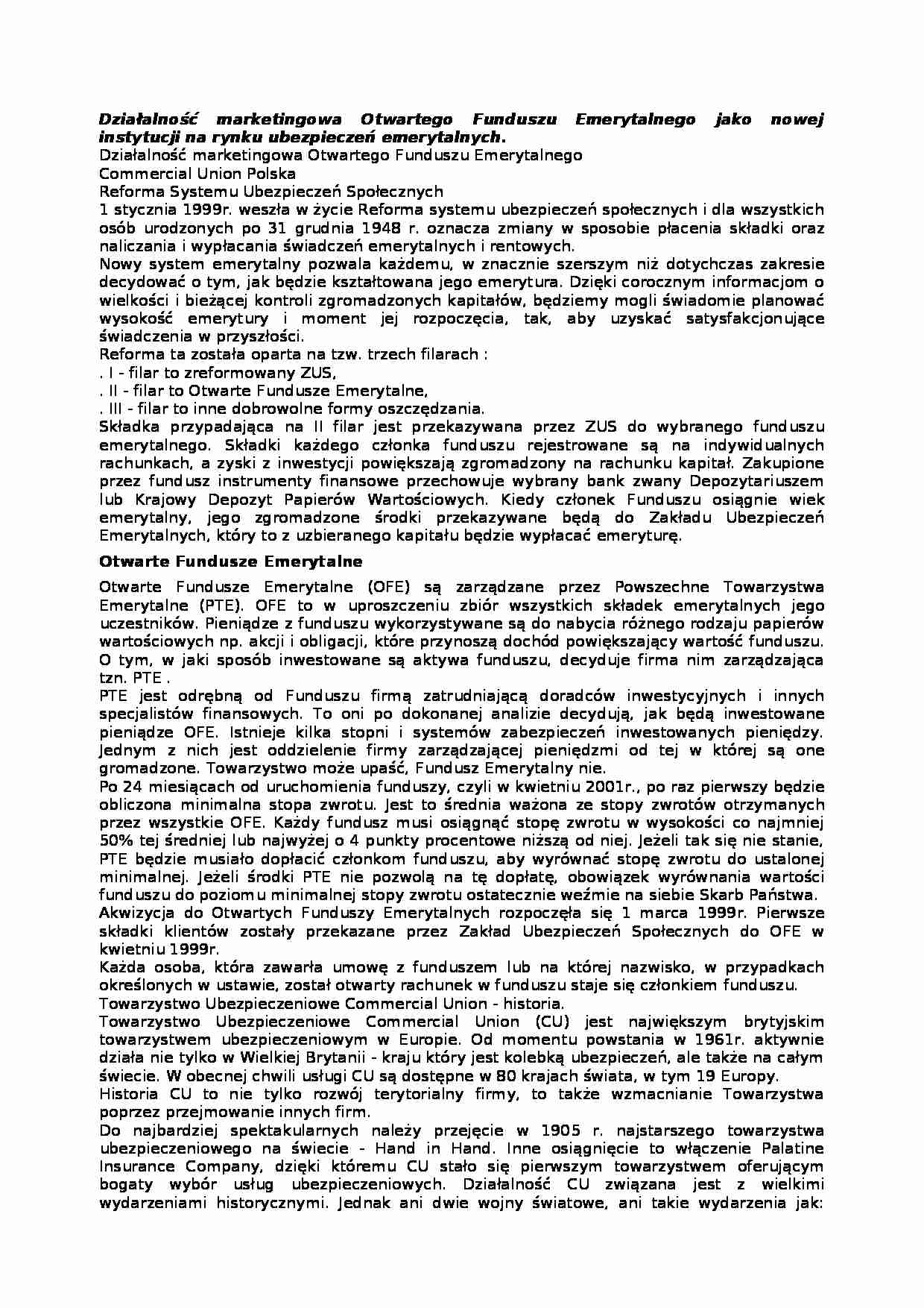 Ubezpieczenia społeczne - strona 1