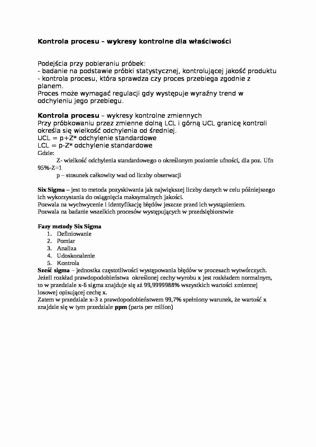 Kontrola procesu sem III - strona 1