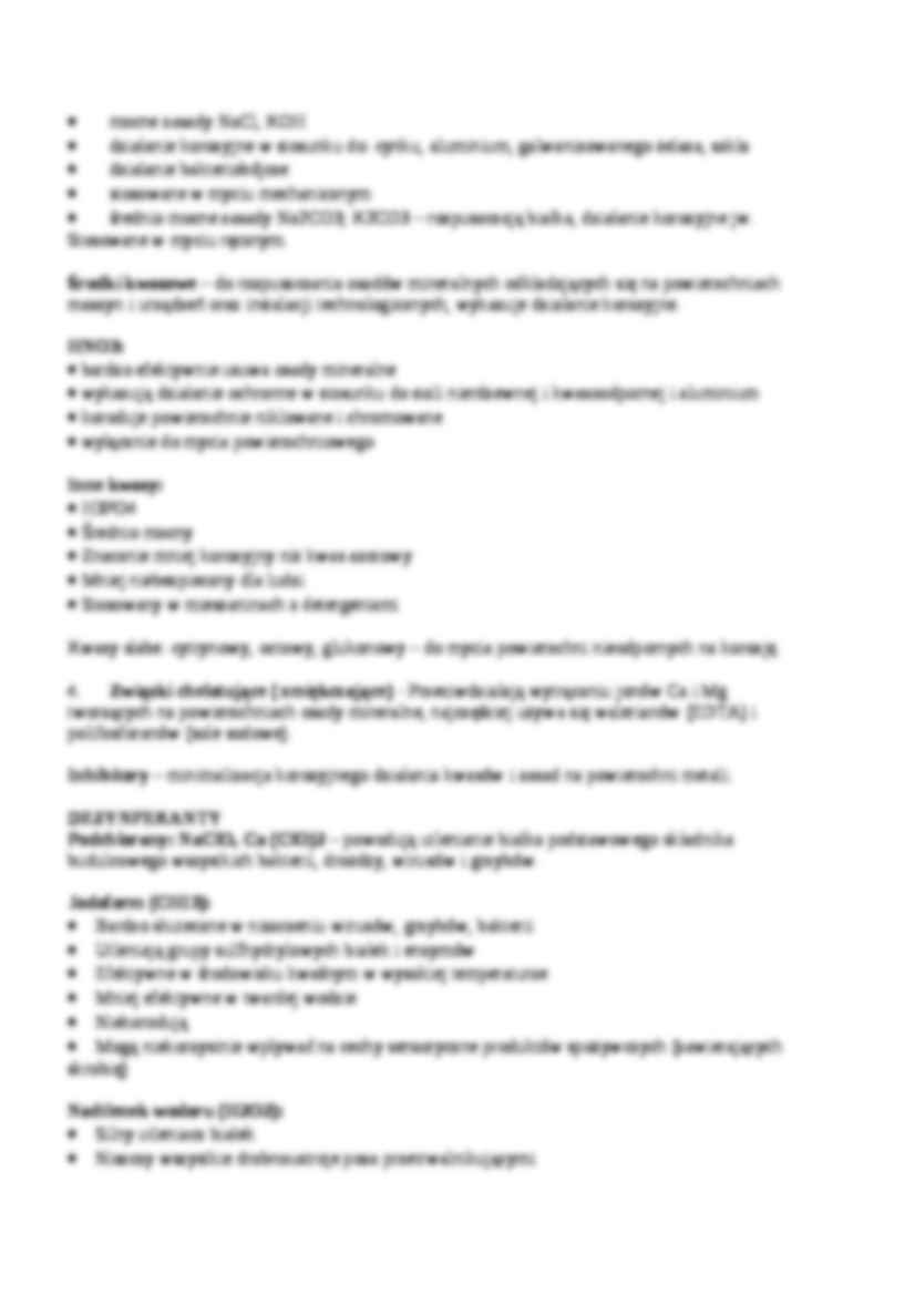 Mycie i dezynfekcja urządzeń i aparatury, sem IV - strona 3