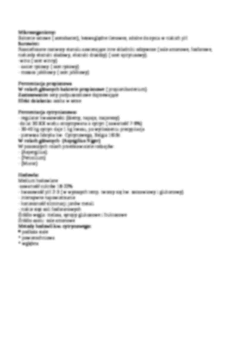 Zakwaszanie i fermentacja w przemyśle spożywczym , sem IV - strona 3