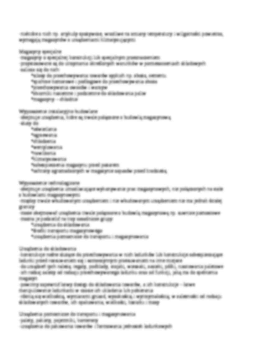 Magazynowanie towarów, sem II - strona 2