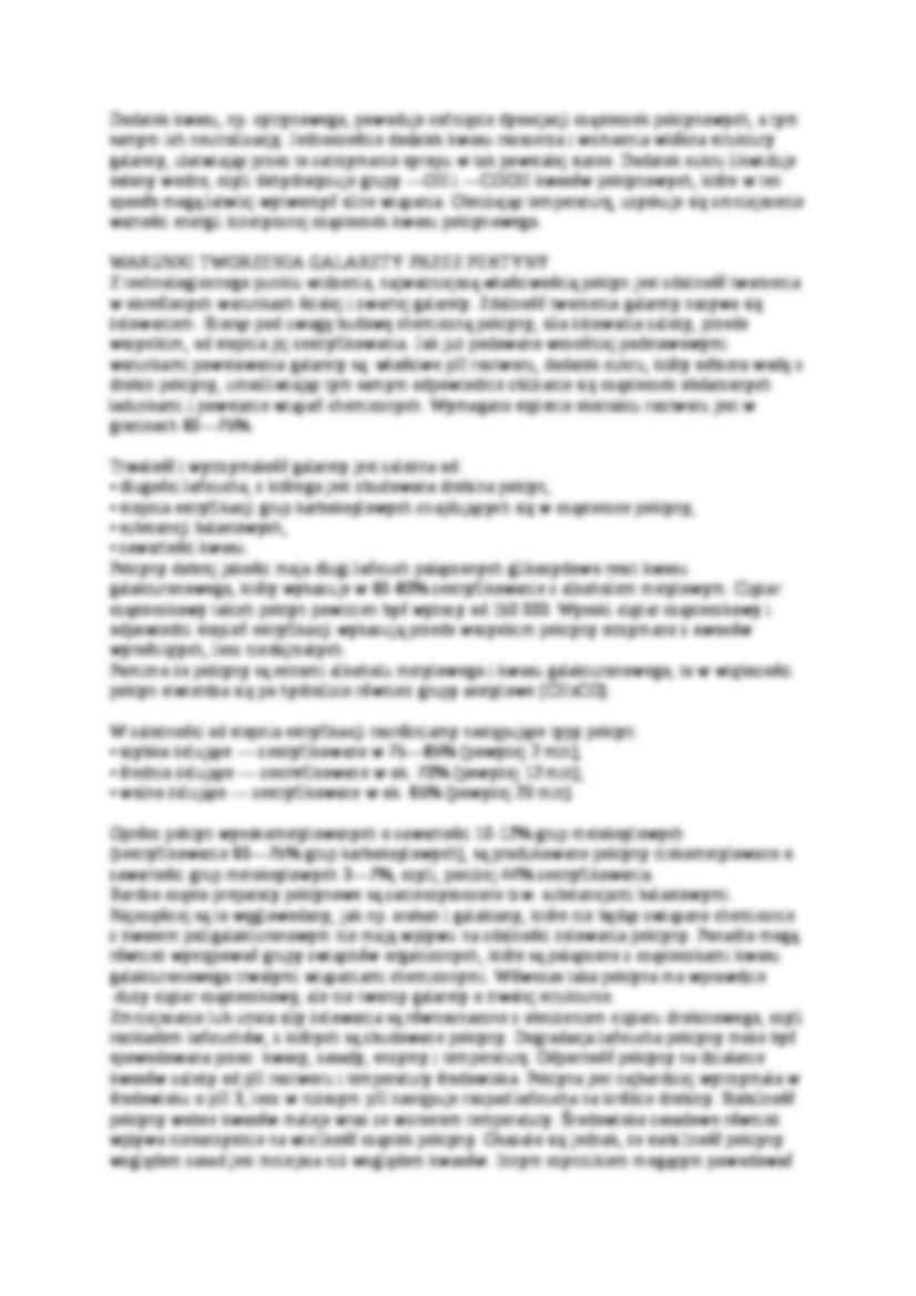 Warunki powstawania żelu pektynowego, sem IV - strona 2