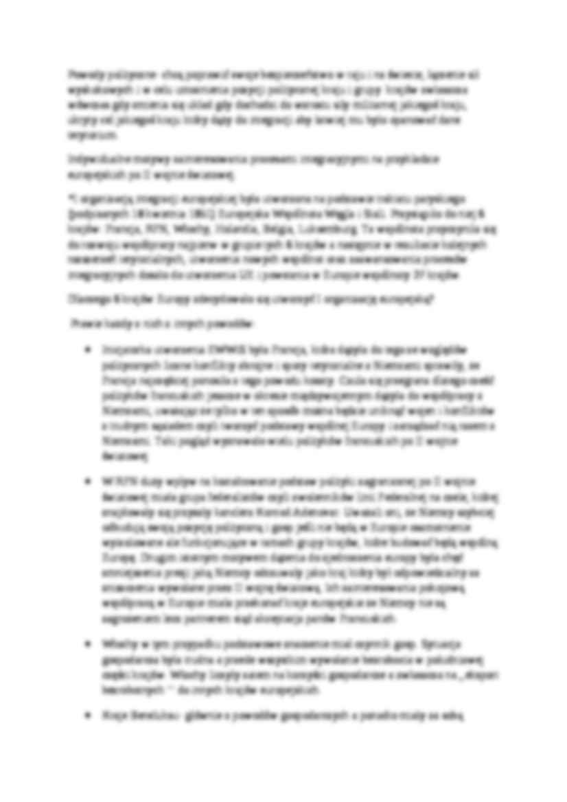 Wprowadzenie do teorii międzynarodowej integracji gospodarczej, sem III - strona 2