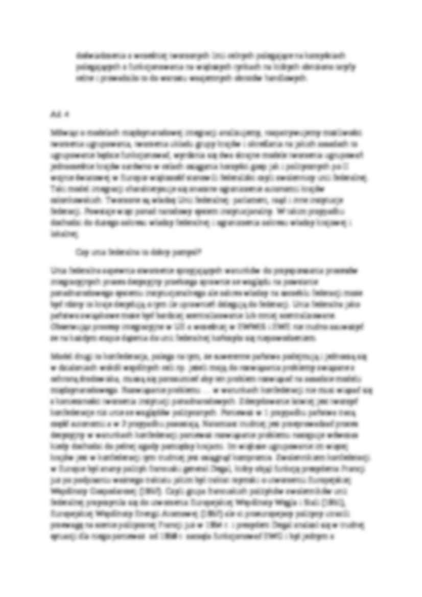 Wprowadzenie do teorii międzynarodowej integracji gospodarczej, sem III - strona 3