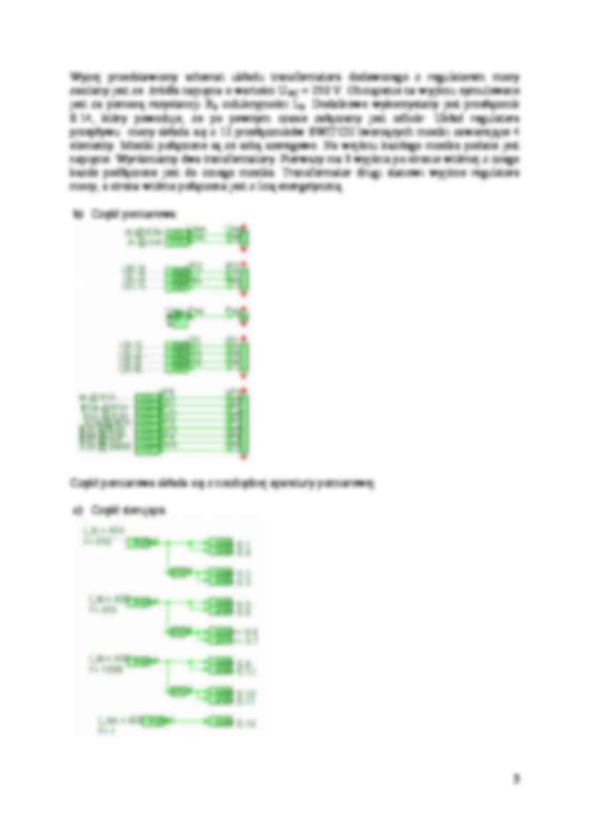 Projekt: Układ transformatora dodawczego z regulatorem przepływu mocy - strona 3