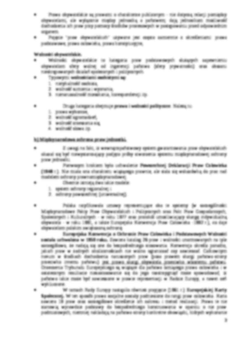Prawo konstytucyjne - omówienie (sem I) - strona 3