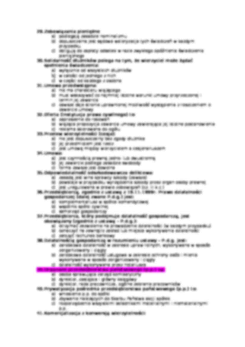 Prawo - test 7, (sem I) - strona 3