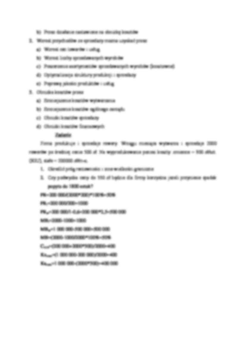 Mikroekonomia - wykład 10 (sem. I) - strona 3