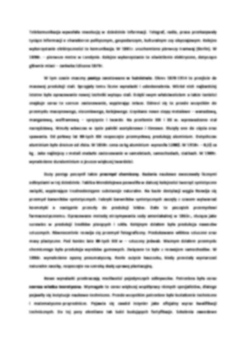 Rewolucja przemysłowa - omówienie(sem. I) - strona 2