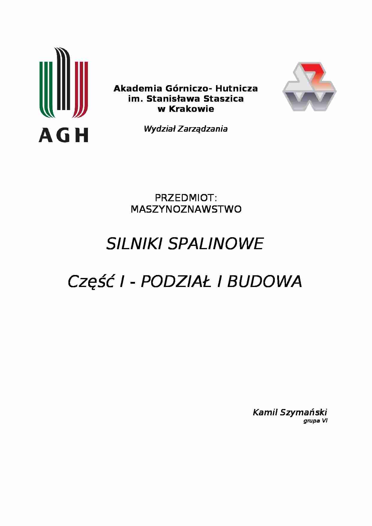 Silniki spalinowe - strona 1