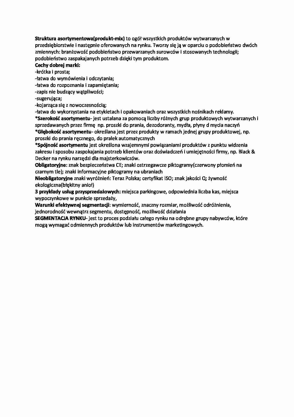 Opracowane kolokwium, sem IV - strona 1