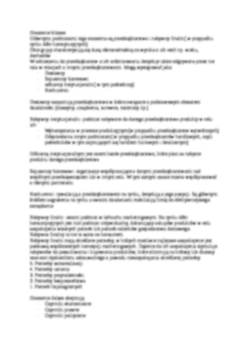 Wykład - definicja rynku, sem IV - strona 2