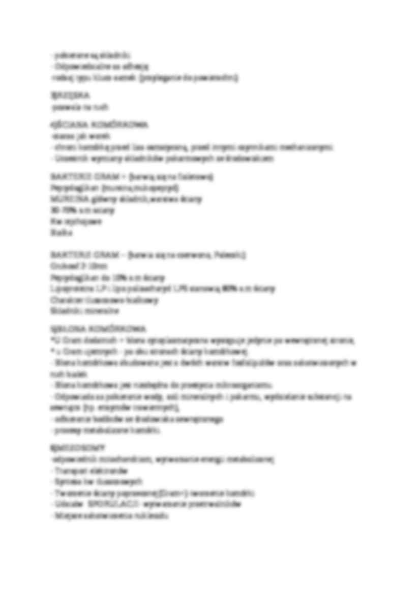 Wykład - cytologia komórki bakteryjnej - strona 2