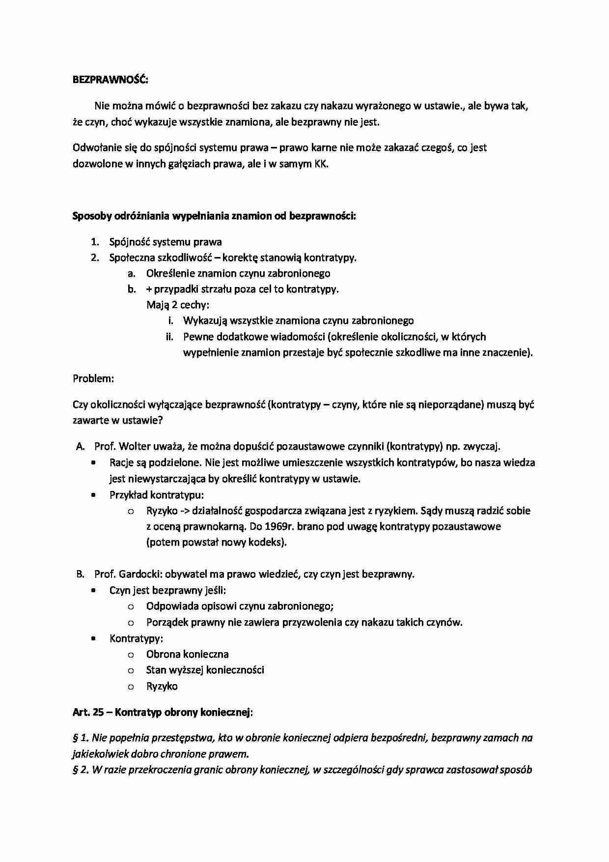 Bezprawność - strona 1