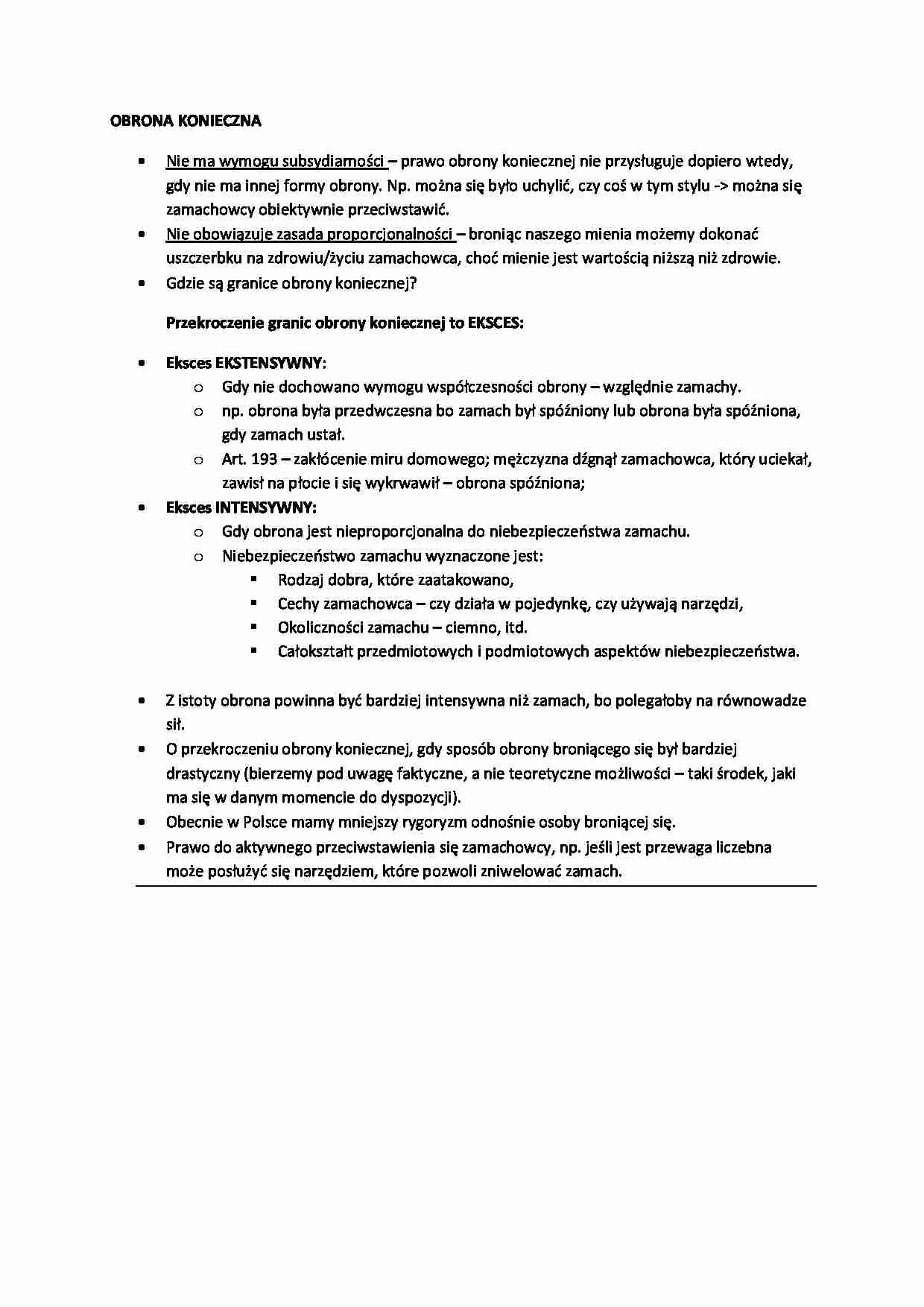 Obrona konieczna - strona 1