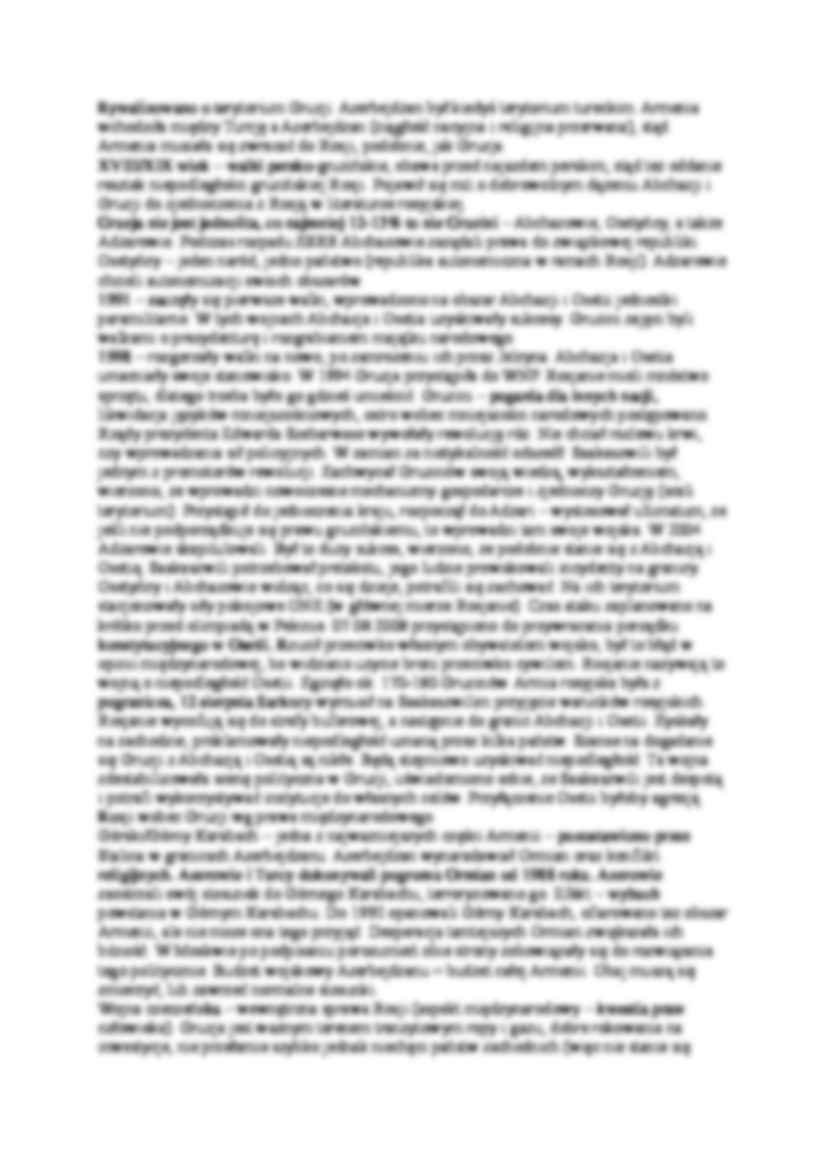 Tadżykistan i Gruzja - wykład 2 semestr - strona 2