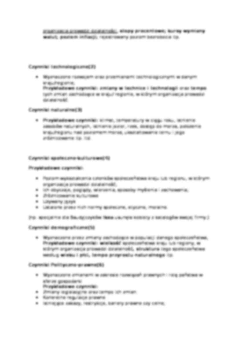 Otoczenie organizacji - wykład  2 semestr - strona 3
