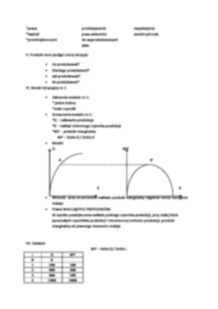 Proces gospodarowania - wykład 2 semestr - strona 2