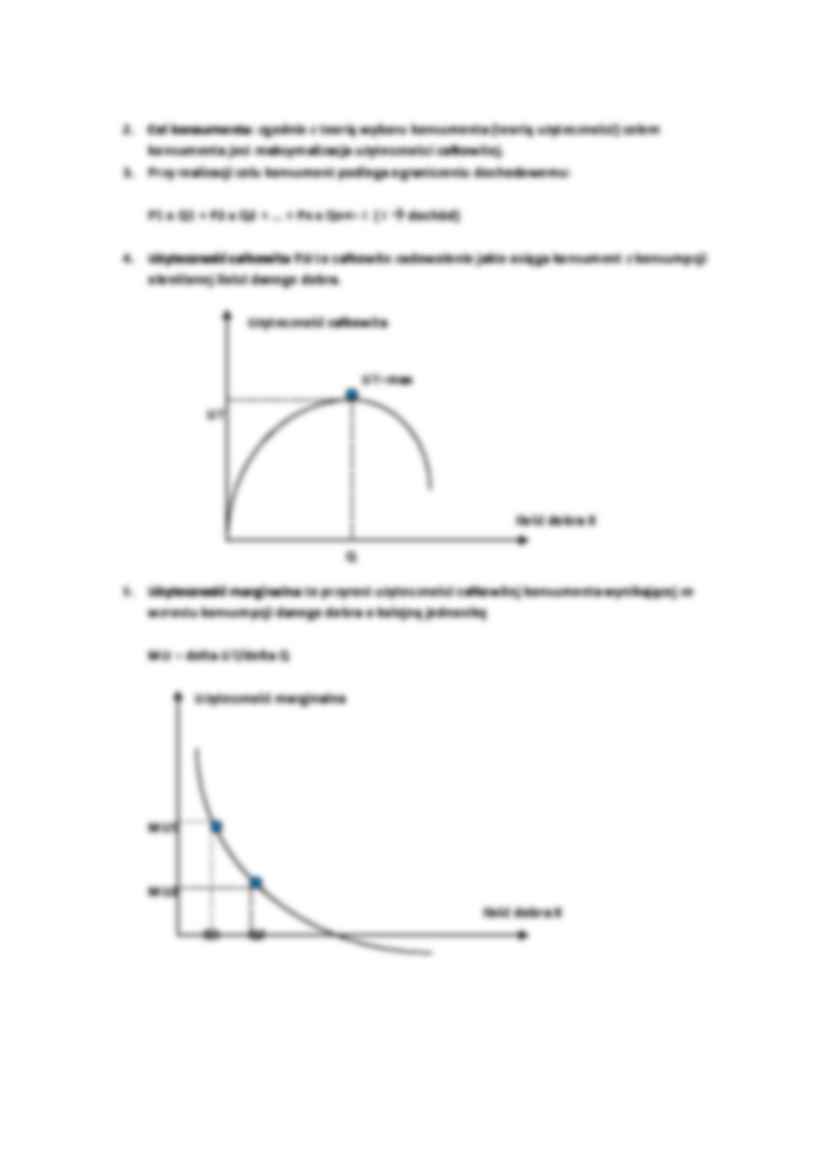 Elastyczności podaży, cel konsumenta - wykład 2 semestr - strona 2