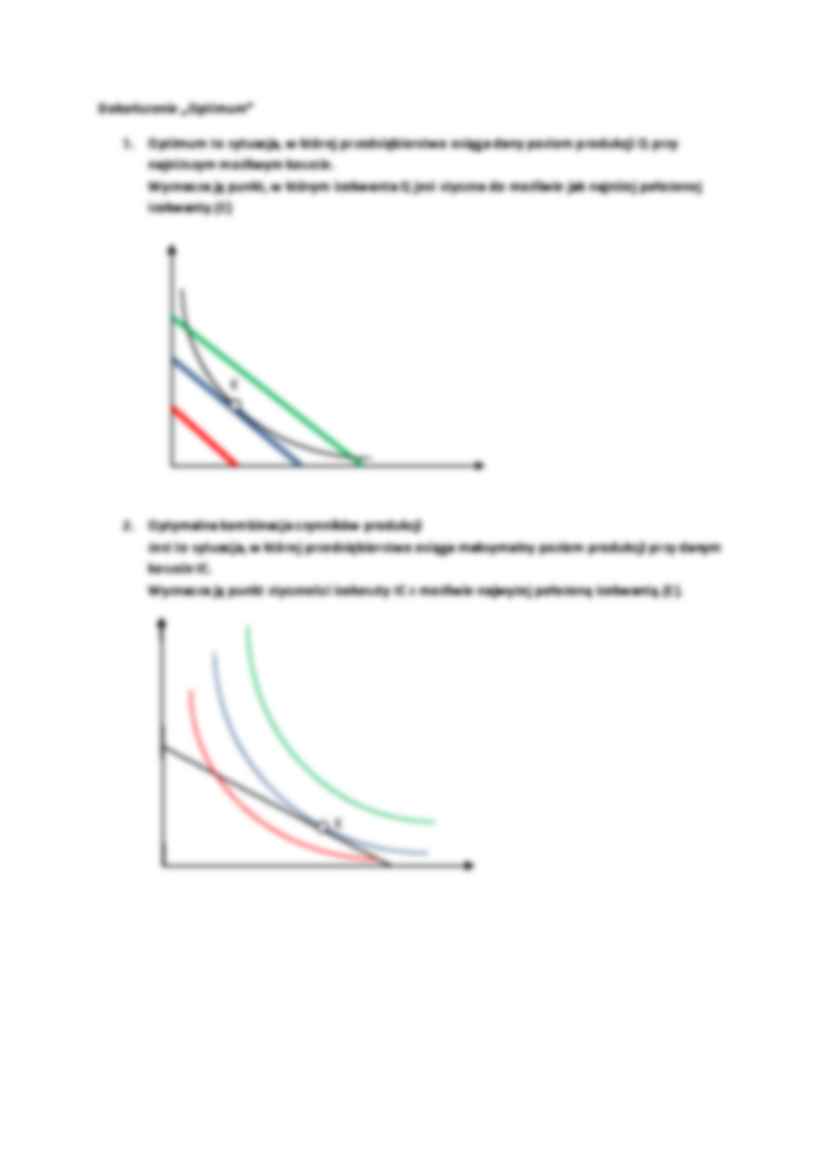 Optimum przedsiębiorstwa - notatki 2 semestr - strona 2