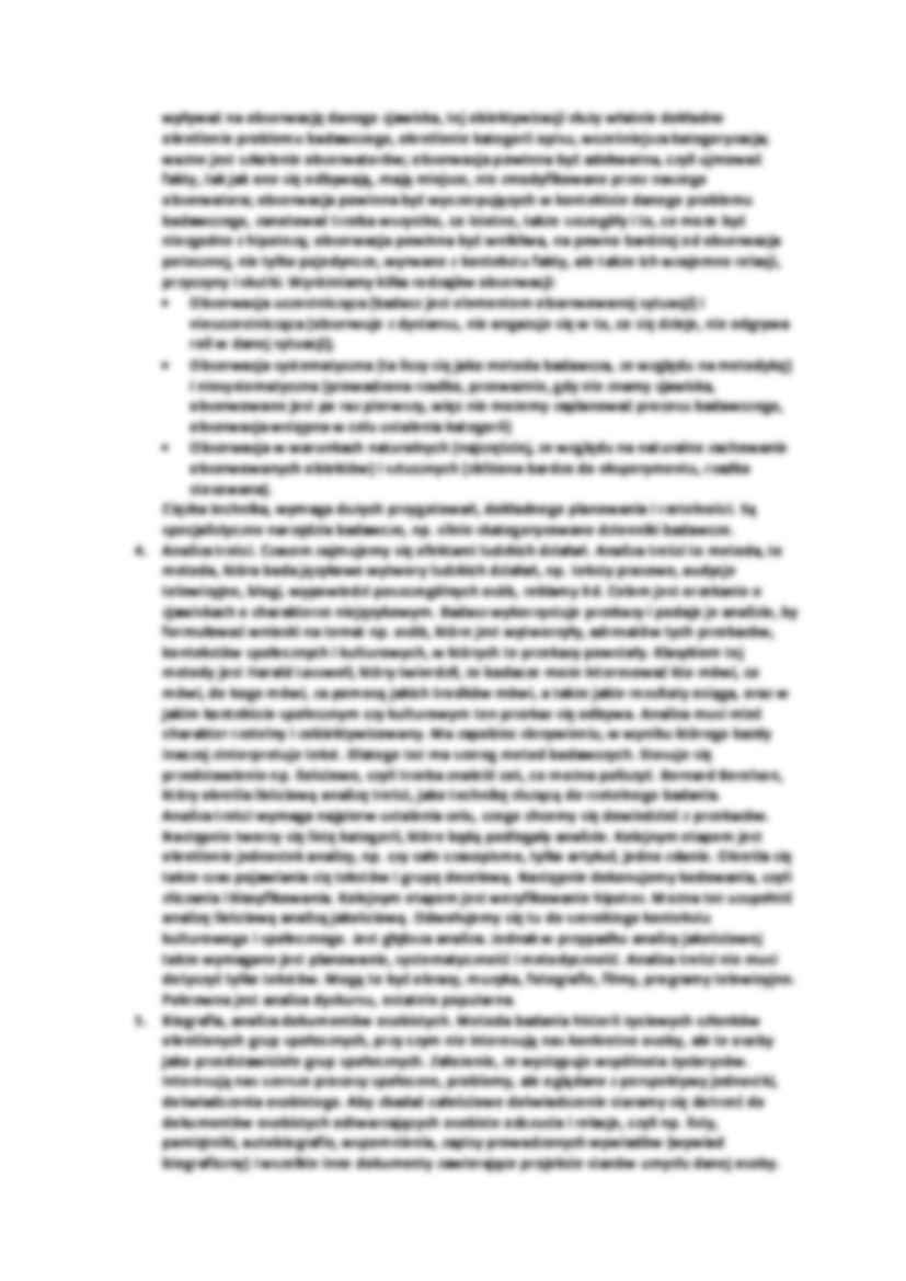 Metody badań socjologicznych - wykład 1 semestr - strona 3