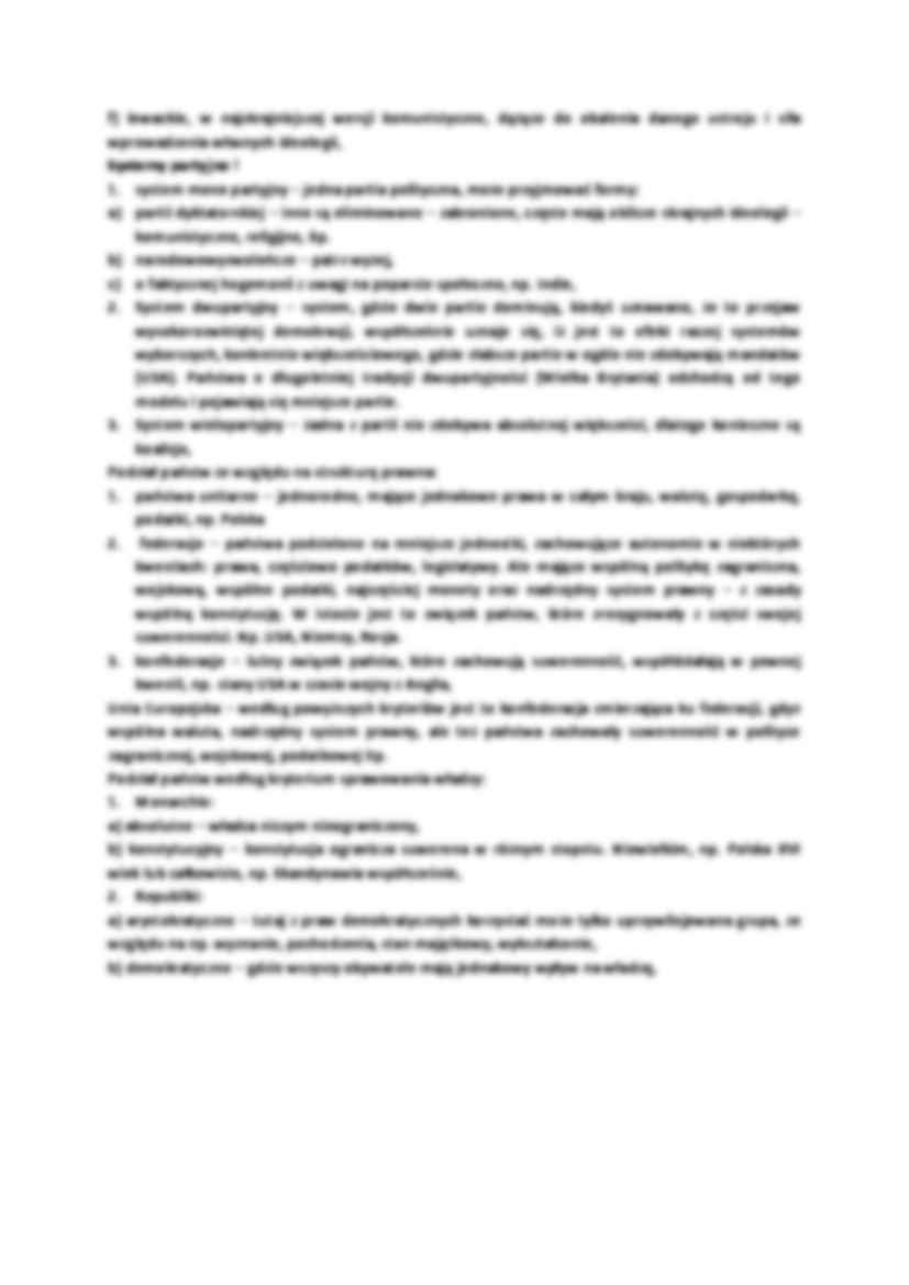 Partie polityczne - wykład 2 semestr - strona 2