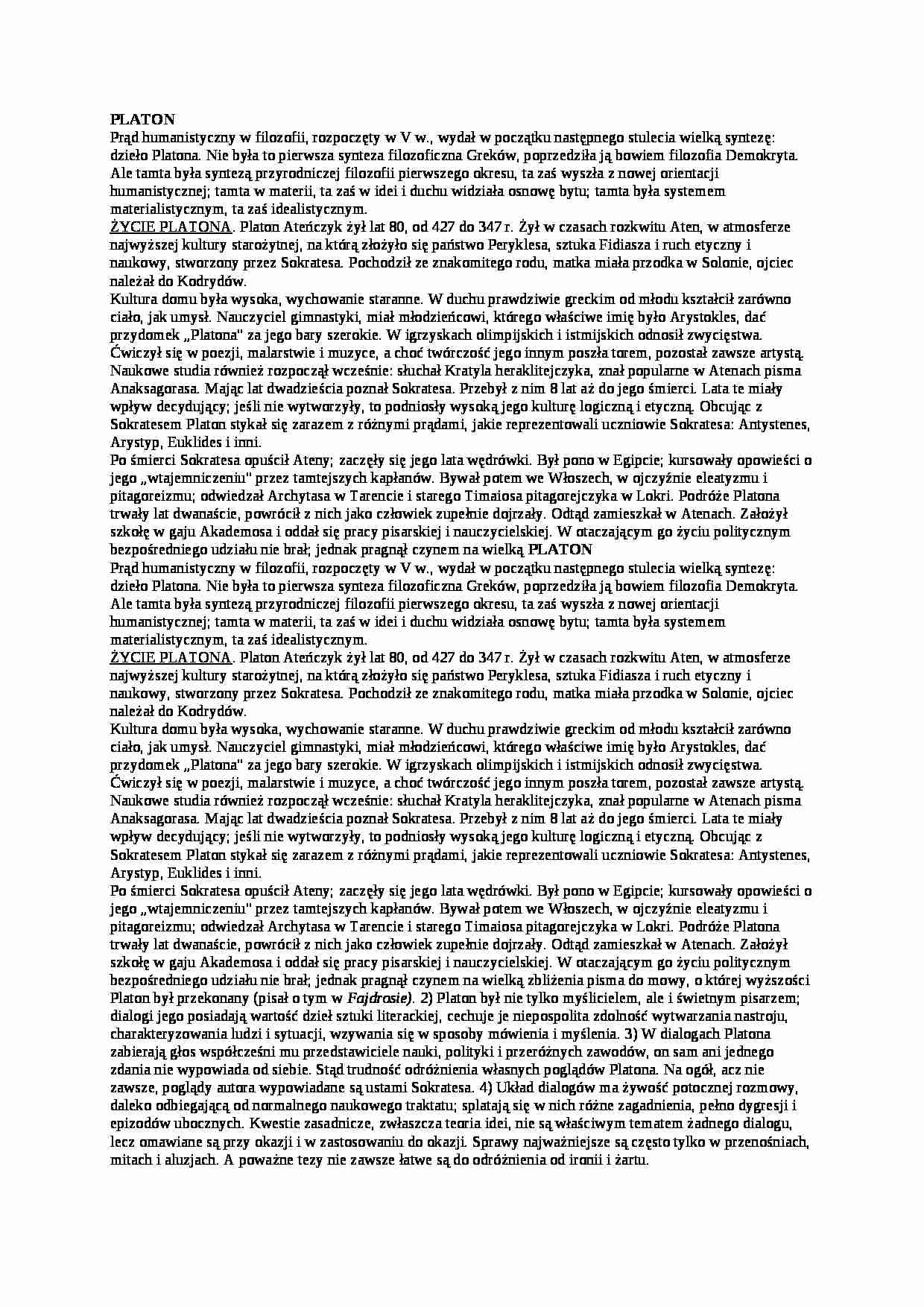 Arystoteles i Platon - strona 1