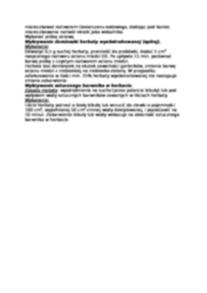 Kolokwium - herbata, sem V - strona 2