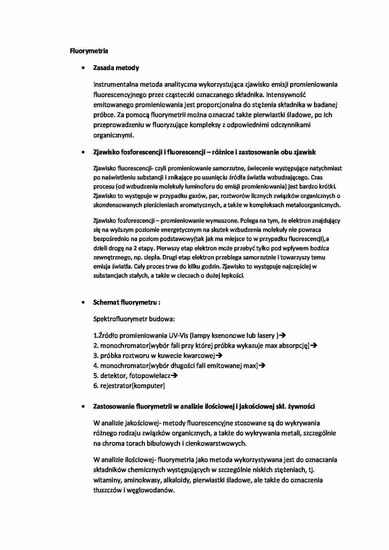 Fluorymetria, sem V - strona 1
