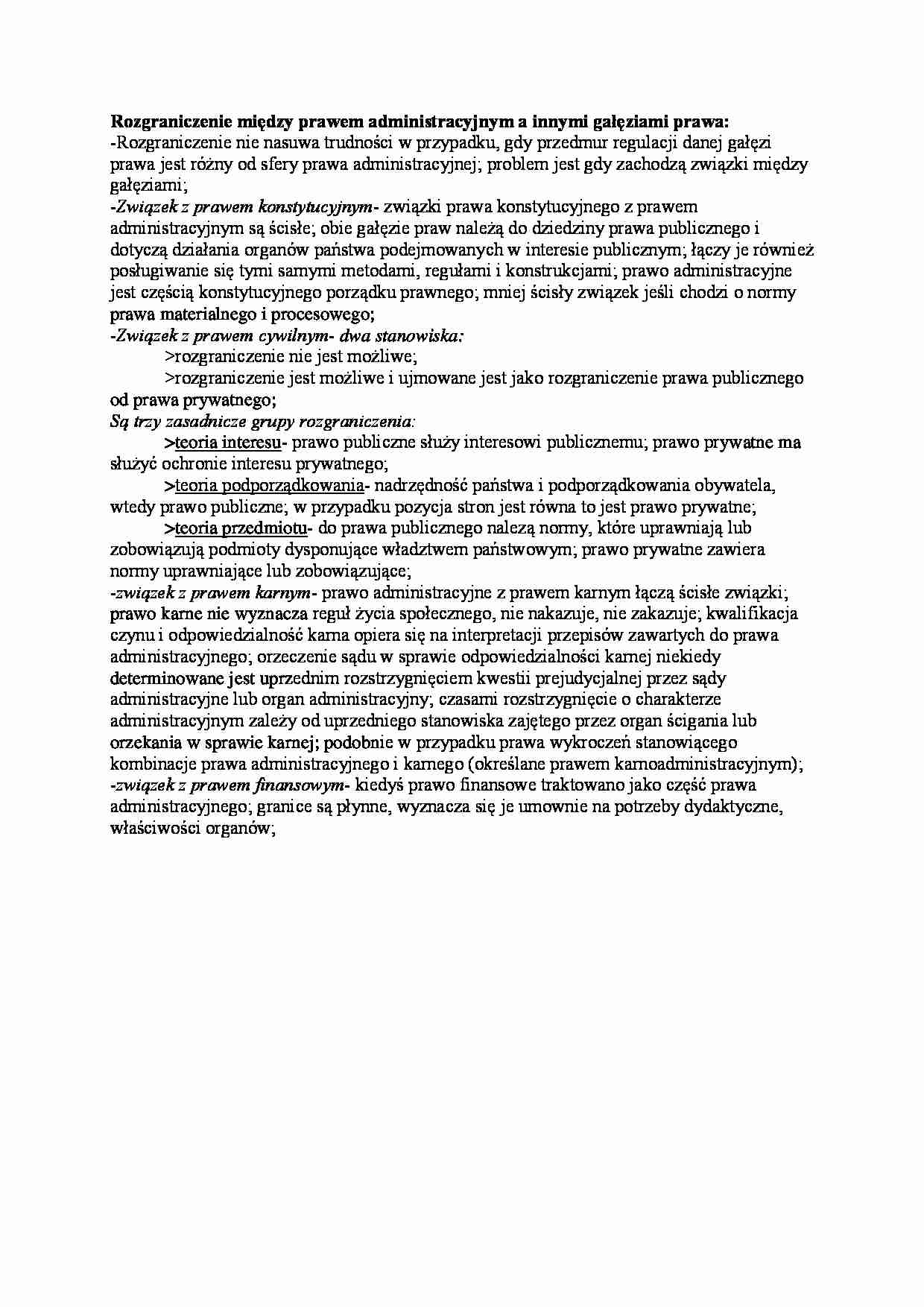 Inne gałęzie prawa - omówienie(I sem) - strona 1