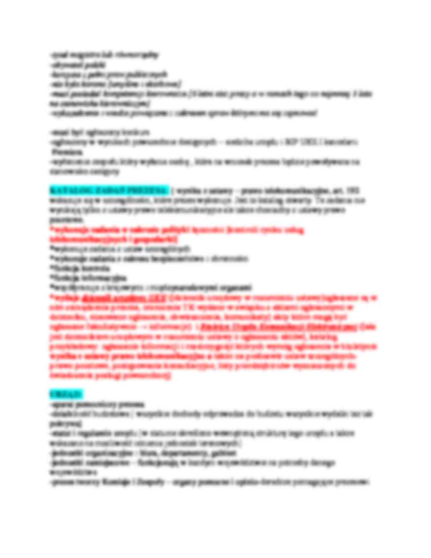 Urząd komunikacji elektronicznej - omówienie (II sem) - strona 2