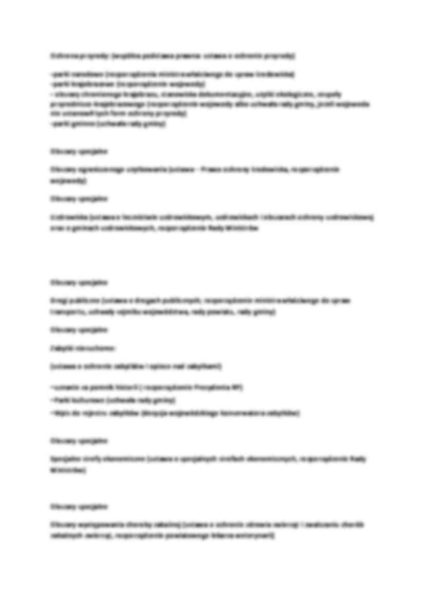 Obszary specjalne - omówienie (II sem) - strona 2