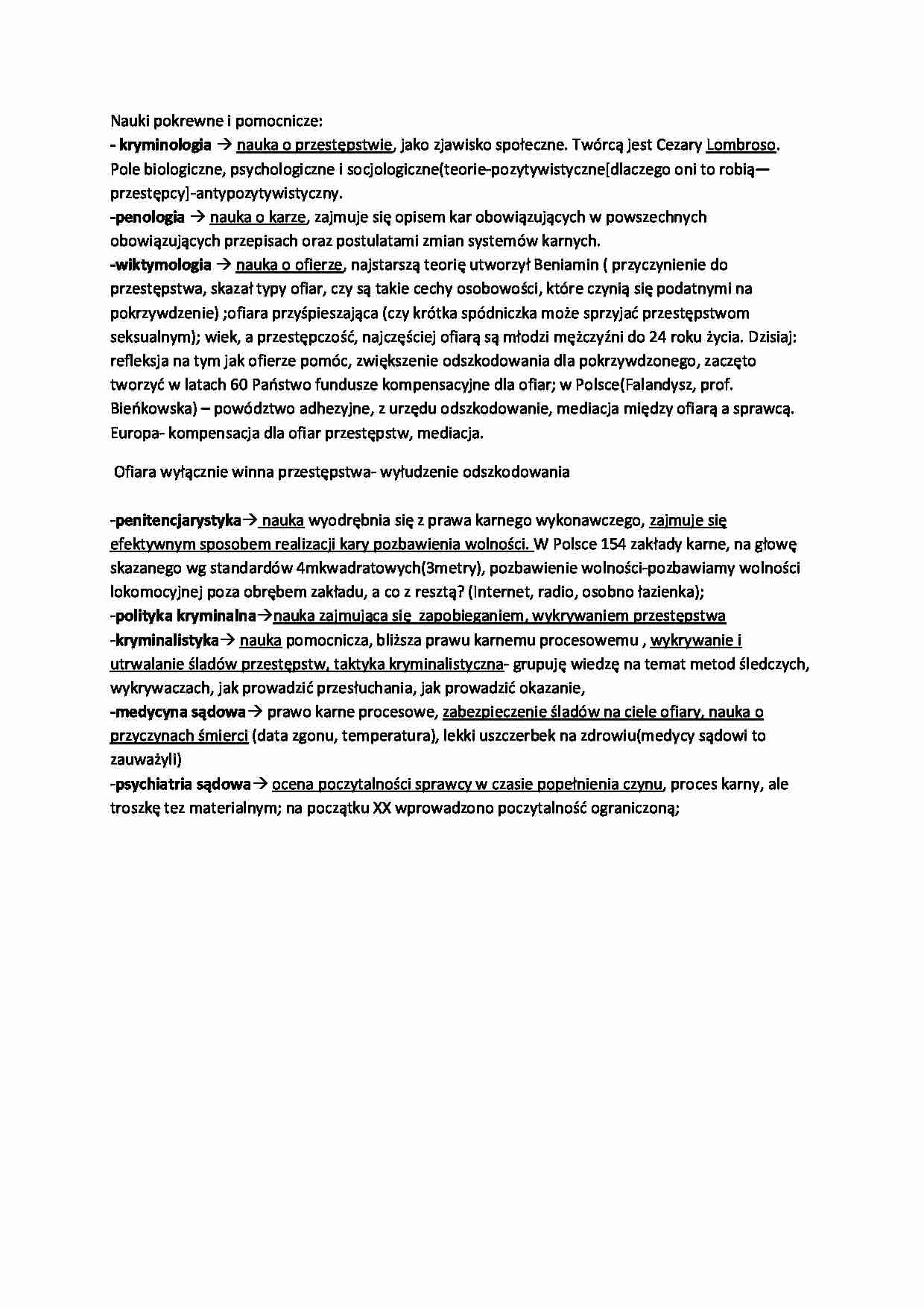 Nauki pomocnicze - omówienie - strona 1