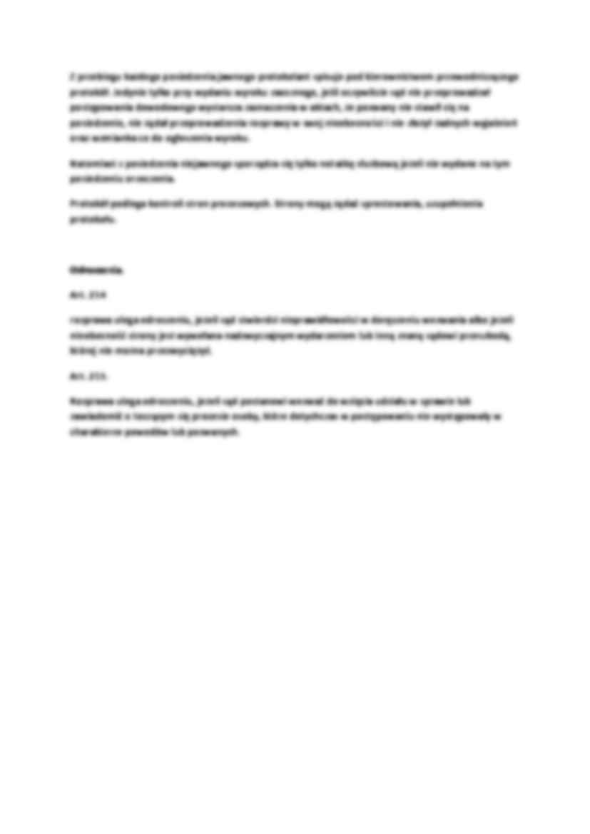 Posiedzenia sądowe - omówienie - strona 2