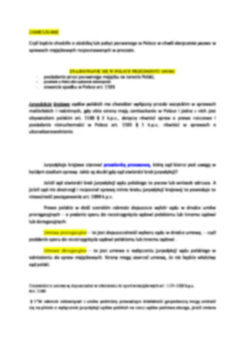 Jurysdykcja krajowa - omówienie - Sądy polskie - strona 3