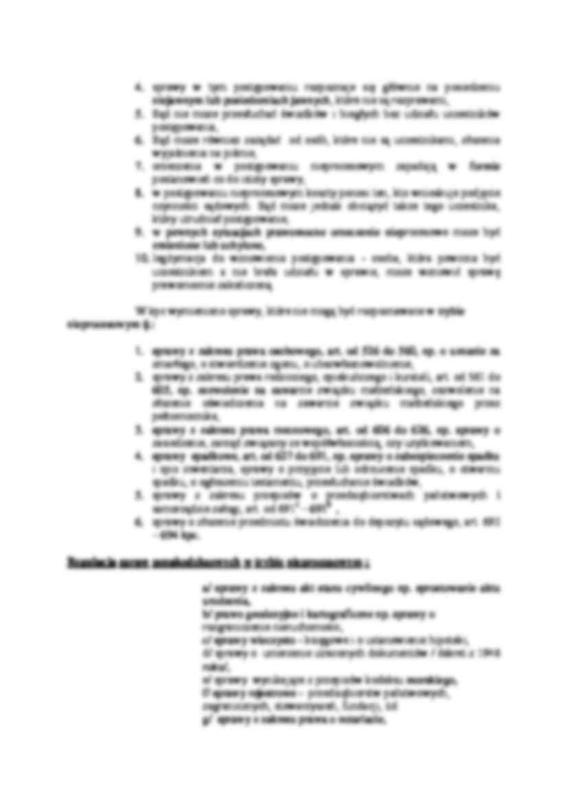 Postępowanie nieprocesowe - omówienie  - strona 2