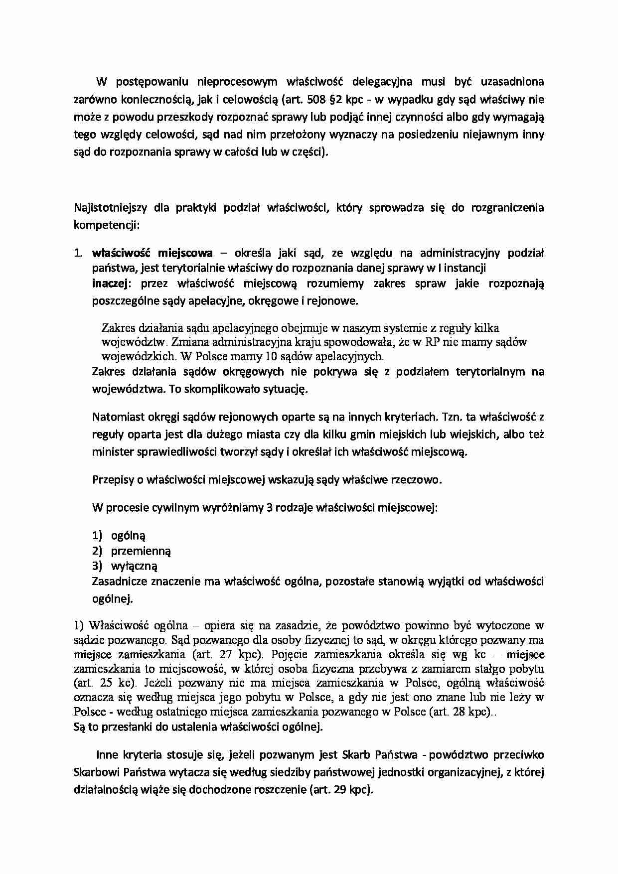 Właściwość miejscowa - omówienie - strona 1