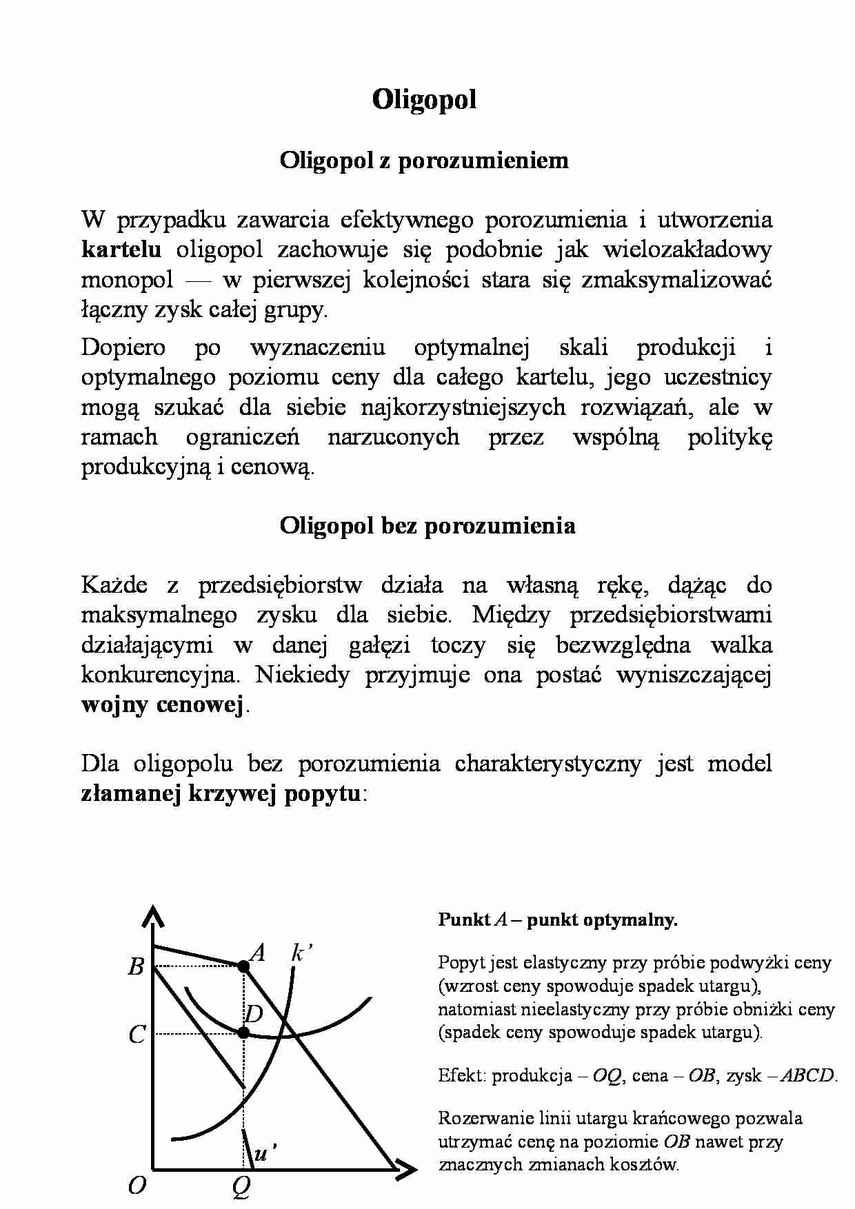 Oligopol - omówienie - strona 1