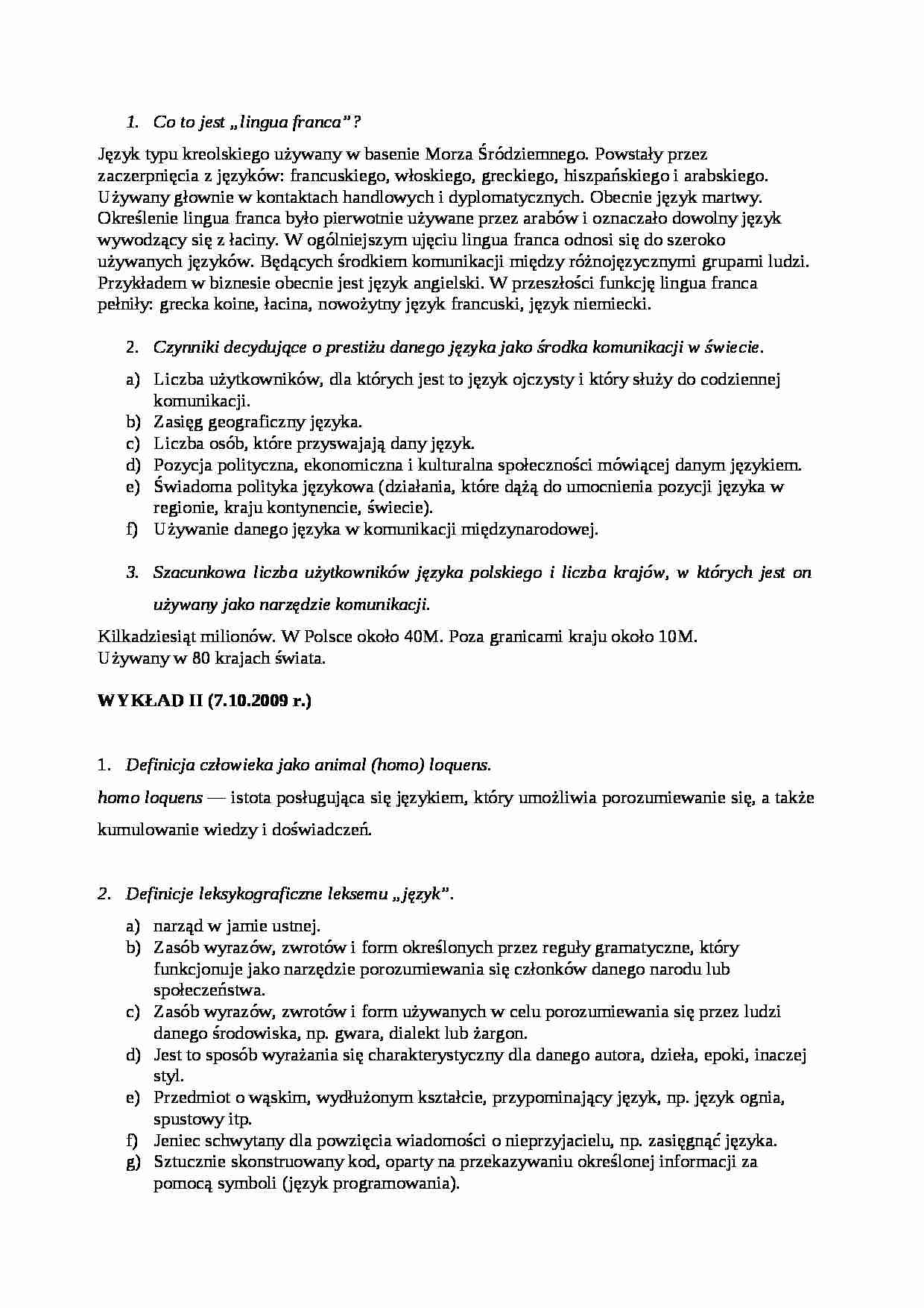 językoznawstwo współczesne - strona 1