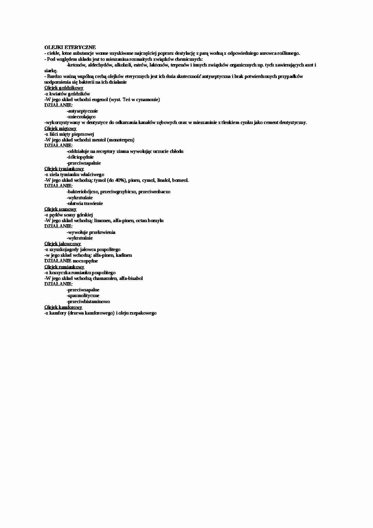 Wykład - olejki eteryczne - strona 1