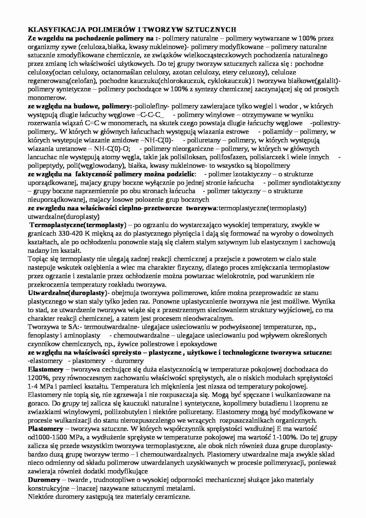 polimery - strona 1