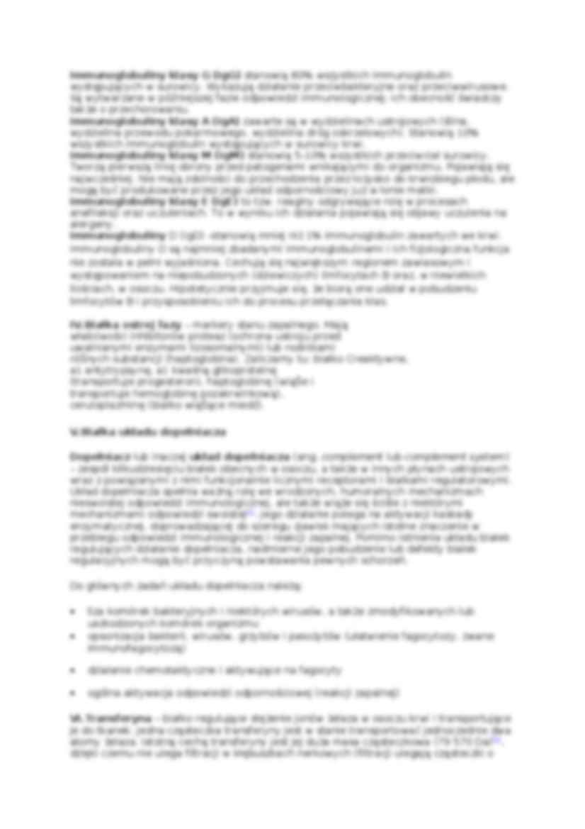 Budowa białka osocza - wykład - strona 2