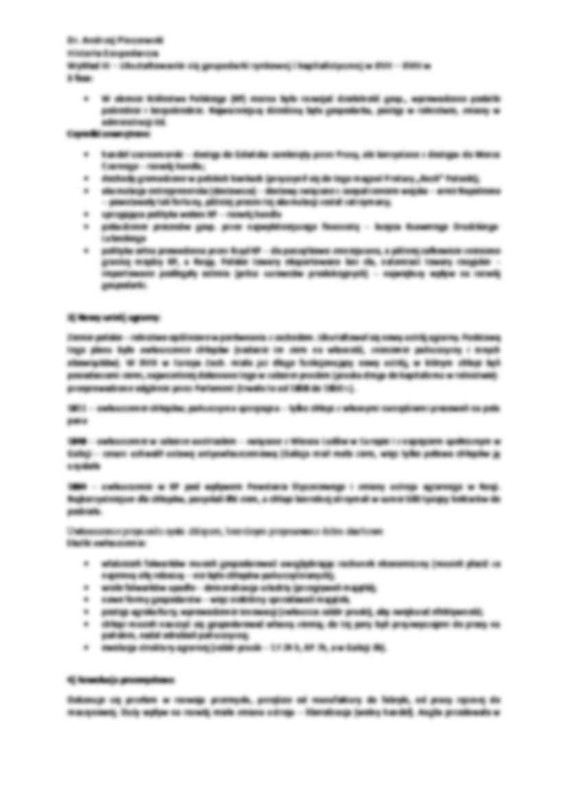 Gospodarka rynkowa i kapitalistyczna w XVII-XVIII w-opracowanie - strona 2