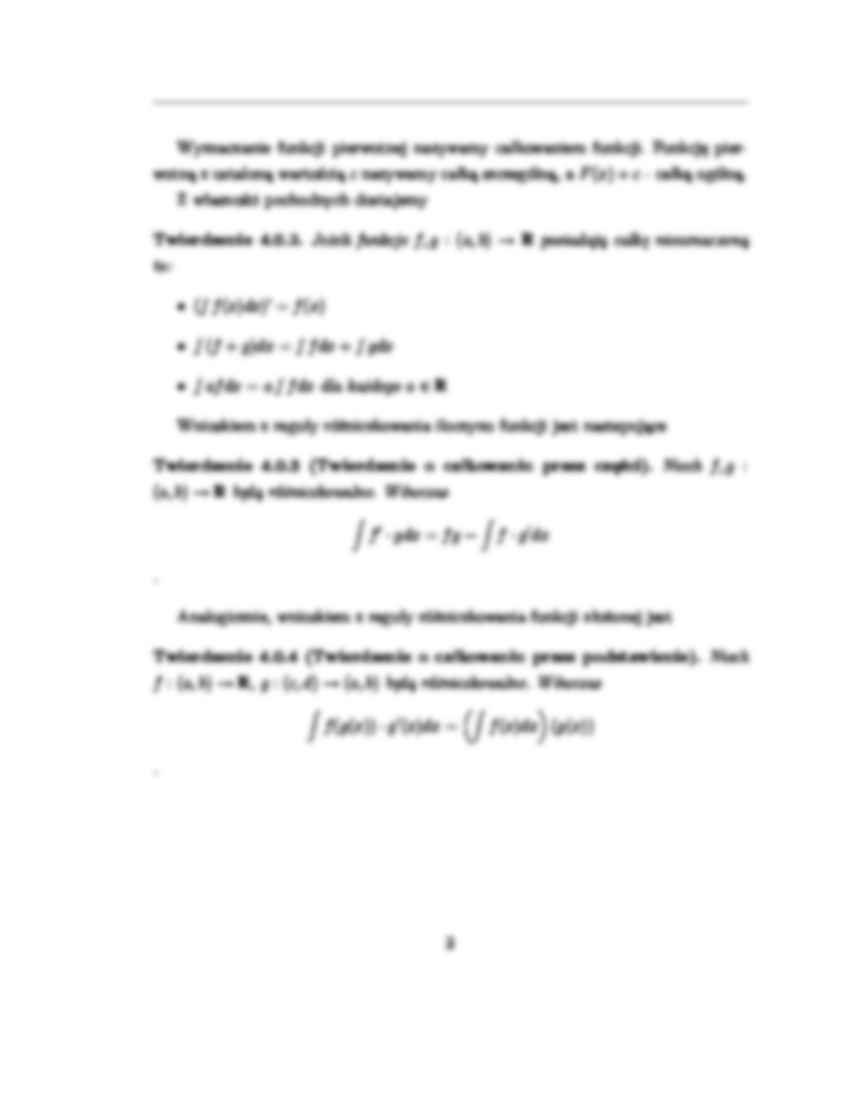  Całka nieoznaczona i oznaczona-wykład - strona 3