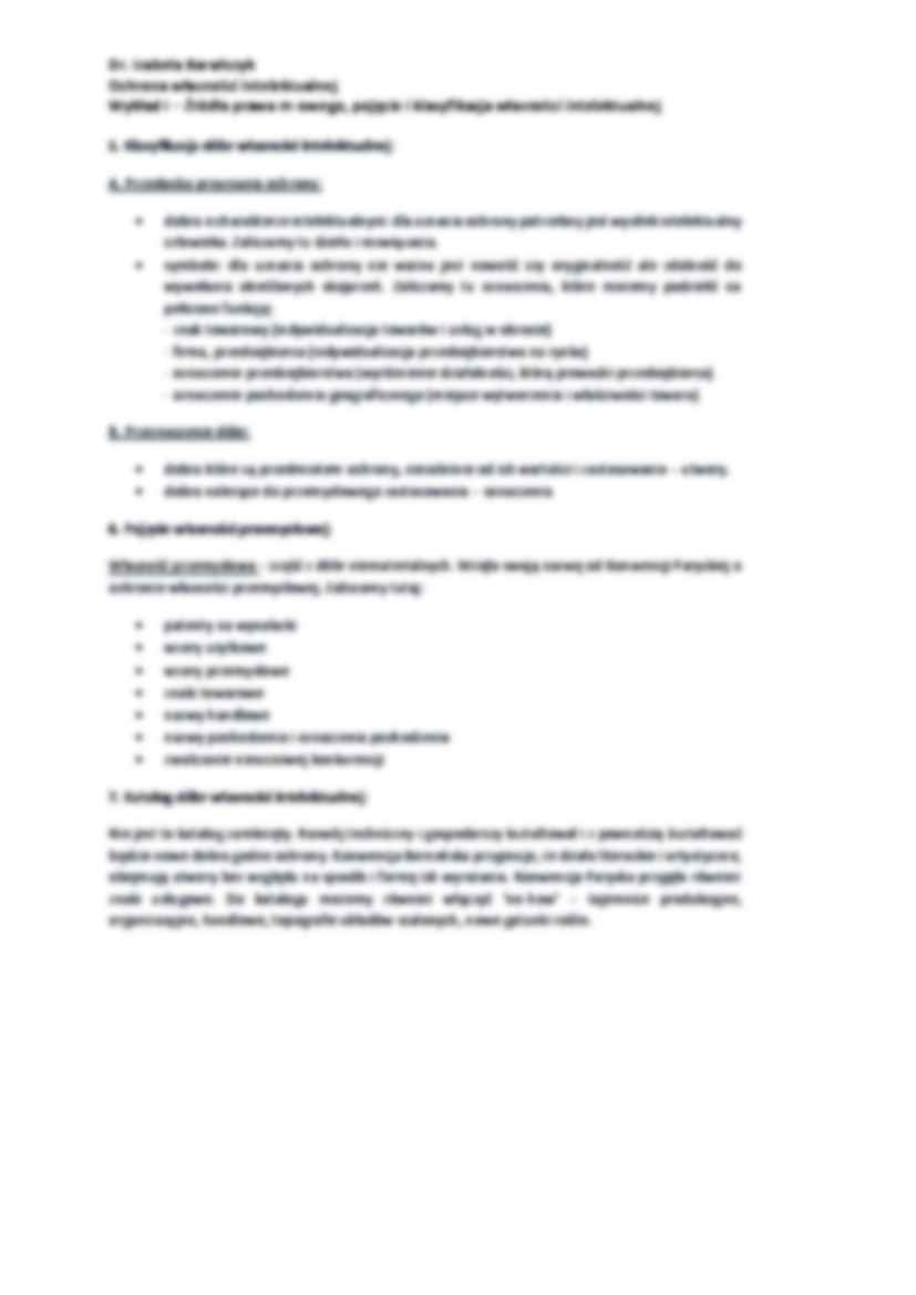  Ochrona Własności Intelektualnej - źródła prawa  - strona 2